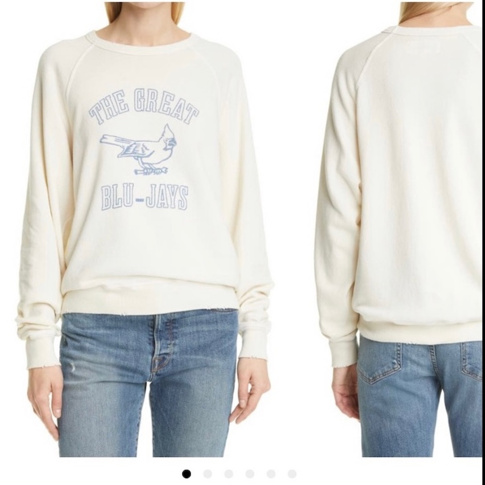 The Great. College sweatshirt, NWT size 2